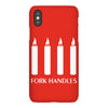 fork handles  four candles   funny iPhoneX