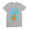 me and pizza are like this Ladies Fitted T-Shirt
