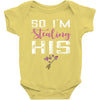 I Stole His Heart Baby Bodysuit
