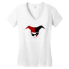 dr. harleen frances quinzel Women's V-Neck T-Shirt