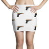 black gold gun pullover Mini Skirts
