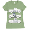 pickup truck Ladies Fitted T-Shirt