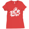 stop bullying Ladies Fitted T-Shirt