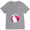 Pink Beachball Baby Girl V-Neck Tee