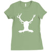 bad human Ladies Fitted T-Shirt