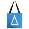 prism a triangle design graphic baseball jersey Tote Bags