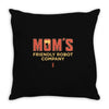 mom's friendly robot company Throw Pillow