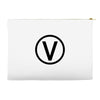 vegan symbol Accessory Pouches