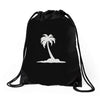 palm tree Drawstring Bags