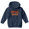 bacon makes everything better Youth Hoodie
