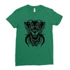 demon wolf Ladies Fitted T-Shirt