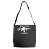 black guns matter Adjustable Strap Totes