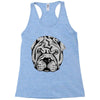 ask me about my shar pei Racerback Tank