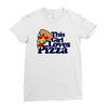 this girl loves pizza Ladies Fitted T-Shirt
