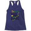 i'm just here for the beads Racerback Tank