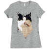 cat1 Ladies Fitted T-Shirt