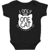 i only have one cat my cat has a few cat Baby Bodysuit