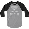 engineering flow chart 3/4 Sleeve Shirt