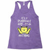 purrfect day Racerback Tank