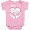 heart of a teacher. if you think my hands are full, you should see my Baby Bodysuit