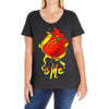 life is basketball Ladies Curvy T-Shirt