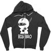 ninja big brother Zipper Hoodie