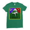 Bicycle Day T-shirt - 1943 Vintage (Albert Hofmann LSD) Ladies Fitted T-Shirt