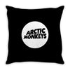 am circle Throw Pillow