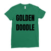golden doodle Ladies Fitted T-Shirt