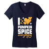 I Love Pumpkin Spice Everything Women's V-Neck T-Shirt