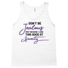 don't be jealous just because i look this good at seventy Tank Top