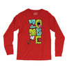 zombie font Long Sleeve Shirts