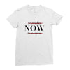 Yesterday Now Tomorrow Ladies Fitted T-Shirt