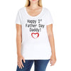 happy 1st father day Ladies Curvy T-Shirt