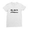 A PRINCESS Ladies Fitted T-Shirt
