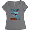 caaan't do! Women's Triblend Scoop T-shirt