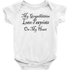 grandkitties pawprints Baby Bodysuit
