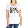 strange bffs Ladies Curvy T-Shirt