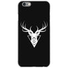 deer head vector white logo iPhone 6/6s Case