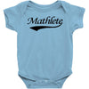 mathlete t shirt funny math humor geek nerd school athlete Baby Onesie