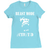 beast mode Ladies Fitted T-Shirt