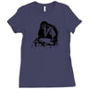 deep depression sad girl Ladies Fitted T-Shirt