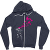 banksy psycho Zipper Hoodie