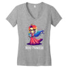 nerd princess Women's V-Neck T-Shirt