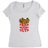 Fries Before Guys Women's Triblend Scoop T-shirt