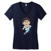 Messi Women's V-Neck T-Shirt