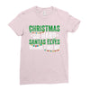 christmas so hard santas elves wanna find me Ladies Fitted T-Shirt