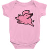 flying pig Baby Bodysuit
