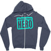 working class hero Zipper Hoodie