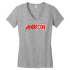 mondocon's first and second year in existence Women's V-Neck T-Shirt